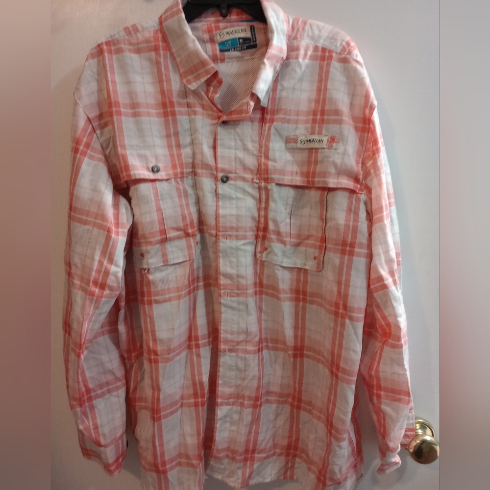 XL Magellan Plaid Fishing Shirt